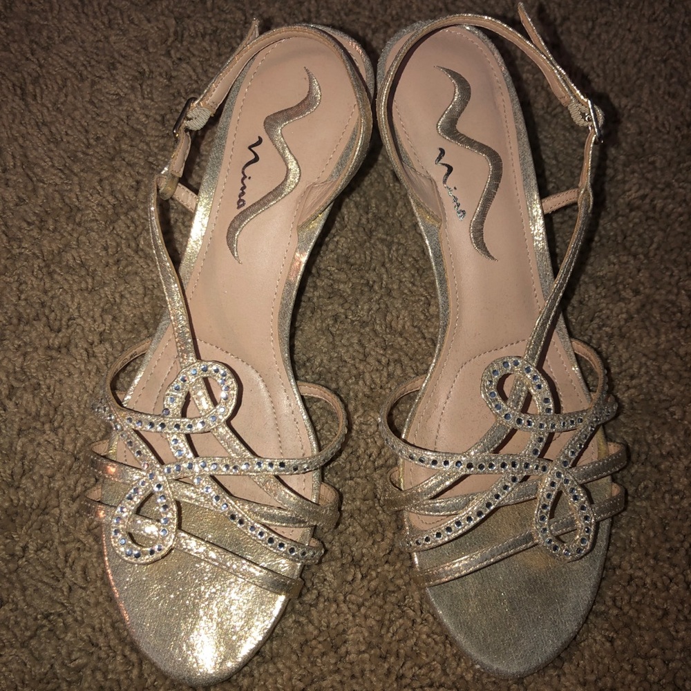 Silver heels